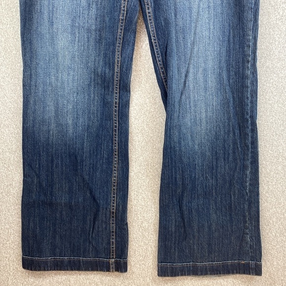 Stetson Wide Leg Jeans Womens 16 long Blue City Trouser Denim western edgy rodeo - Picture 3 of 13